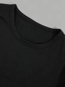 RueChic Set de t-shirt à manches courtes et short avec taille à cordon et poche, imprimé d'ours, coupe regular pour hommes