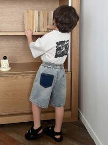 Hapijoa Kids Fall Clothes, Toddler Boys T-Shirt - White - View 8