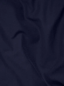 Manfinity Dauomo Men's Solid Color Tank Top, Fashionable For Summer - Navy Blue - View 4