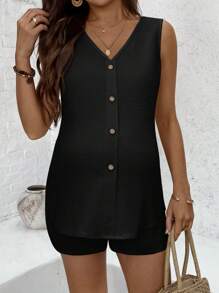 SHEIN Maternity Two Pieces Suits