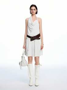 LYSMO Women Two Pieces Outfits For Daily Wear - Grey - View 5