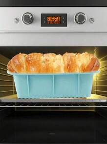 6件套硅胶烘焙用品，不粘硅胶烤盘，蛋糕模具，烤盘，甜甜圈盘，松饼盘，蛋糕盘 - 粉色 - 查看 4