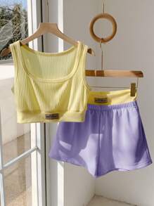 Comfortcana Conjunto de dos piezas para mujer para uso diario