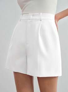 MOTF STUDIO Shorts con tasche inclinate e pinces
