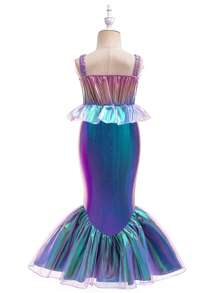 Mermaid Young Girl Swimsuit For Girls - Suspender Mermaid Tail, Princess Dress Design