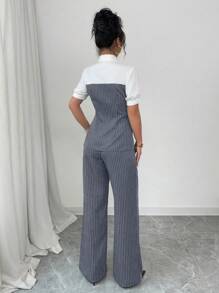 Selianne Women Two Pieces Outfits For Daily Wear - Grey - View 2