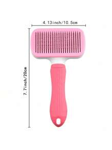 1/2 件猫咪美容刷，自清洁宠物美容刷，适用于狗猫宠物美容刷工具，可轻柔去除松散底毛、垫子缠结毛发，宠物按摩自清洁刷升级版 - 彩色 - 查看 11