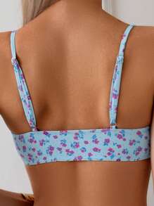 Swim Mod Printed Swimwear (Prints Will Be Random), Copyright Purchased For Summer Beach Vacation - Blue - View 5