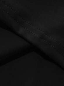 SHEIN Explorewe T-shirt confortable avec imprimé graphique de football à design cœur, pour garçon casual, été - Noir - Voir 4