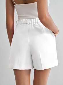 MOTF STUDIO Shorts con tasche inclinate e pinces