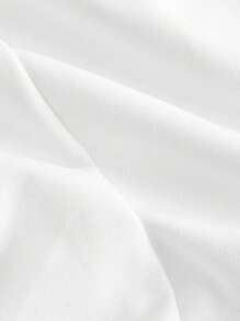 SHEIN MOD Women's Vintage Sweet Pleated Hem, Bowknot Waist Midi Dress, White Mini Dress Back To School Clothes Birthday Outfit Homecoming Dresses Prom Dress Bachelorette Outfits - White - View 4