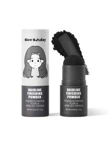 SlowSunday Hairline Finishing Powder, Dark Black, Cover Roots, Fill In Sparse Spots, Multiple Color Options, Suitable For All Hair Types, Perfect For Autumn And Winter Hair Care, Ideal For Holiday, Party, Travel, Outdoor Activity, Y2k Fashion, And Cosplay, Thanksgiving, Christmas, Holiday Gifts