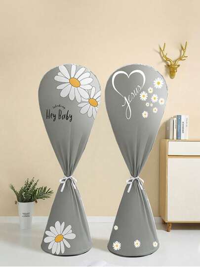 SHEIN 1 件全覆盖落地扇防尘罩保护套，落地扇收纳袋，防尘防静电，适用于学校、办公室、家庭、旅行、包、收纳、收纳