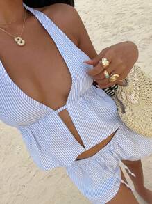 Sunnyshic Conjunto de dos piezas para mujer para uso diario