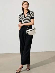 SHECARRY Women 1pc Simple Fashion Casual Waist Bag, Everyday Wear