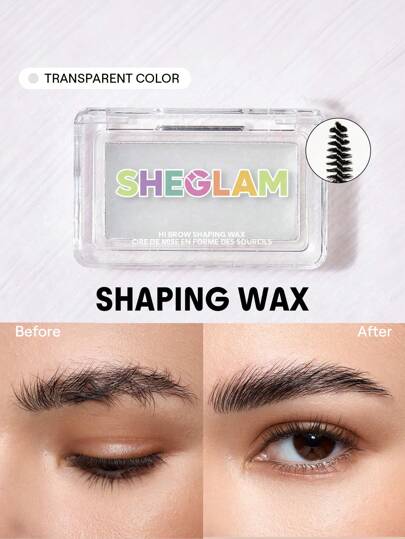 SHEGLAM Cera Para Dar Forma A Las Cejas Hi Brow, Gel Transparente Resistente Al Agua Para Cejas, Resistente Al Sudor, JabóN Para Dar Forma A Las Cejas, Regalos De Navidad Y Para El Invierno, Para Cejas Marca Belleza Maquillaje CosméTico Para Mujeres NiñAs Perfecto Para OtoñO Invierno Ideal Para Y2K Elegante Moda Adecuado Para CumpleañOs Navidad Presente Fiesta Listo Mejor Color