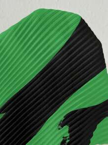 VaVaBold Women's Apricot Pleated Fabric Short Jumpsuit - Green - View 5