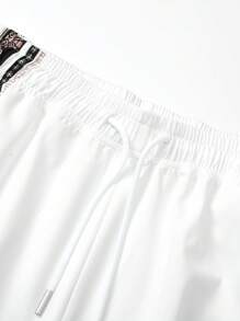 Manfinity Swimmode Men's Summer Beach Shorts, Fashionable - Beige - View 5