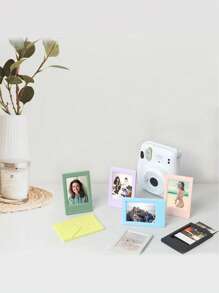 1pc/3pcs/5pcs Color Magnetic Photo Frame, Refrigerator Magnetic Photo Album, Used For Displaying Family Memories Photos, Compatible With Photos - Family Rooms, Living Rooms, Office Decorations, Valentine's Day, New Year Gifts, Birthdays, Graduation