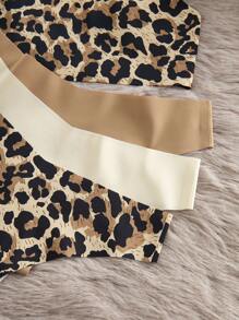 Bare Chapter 6件套休闲女士舒适简约时尚豹纹无衬里无钢圈文胸和低腰丁字裤内衣套装 - 彩色 - 查看 5