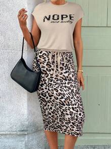 SHEIN LUNE Women Two Pieces Outfits For Daily Wear - Multicolor - View 4