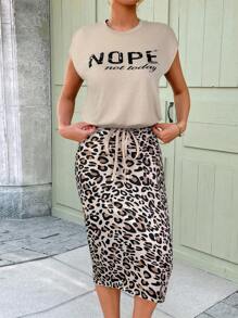 SHEIN LUNE Women Two Pieces Outfits For Daily Wear - Multicolor - View 5