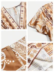 Anewsta Damska nowa sukienka maxi w stylu boho z kwiatowym nadrukiem, wiosna, lato, Wielkanoc, festiwal, boho
