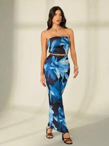 SHEIN Tall Women Two Pieces Outfits For Daily Wear - Black - View 8