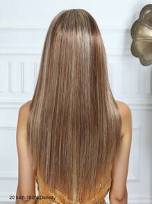 ALL READY WIG 9x6 Wear&Go 无胶假发 4/27/613 棕色混合浅金色渐变直发真人发假发 预剪无胶假发 女士度假装扮 旅行节舞会户外角色扮演校园学校海滩婚礼露营度假装扮 夏季装扮 度假氛围魅力优雅休闲 Y2k 时尚风格 Ss25 关键词 - S4/27/613 - 查看 2