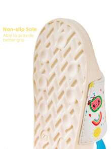 CoComelon X SHEIN Cute Boys And Girls Cartoon Watermelon Pattern Baby Gardening Shoes, Light And Comfortable, EVA Material, Suitable For Beach, Outdoor, Indoor - Multicolor - View 4