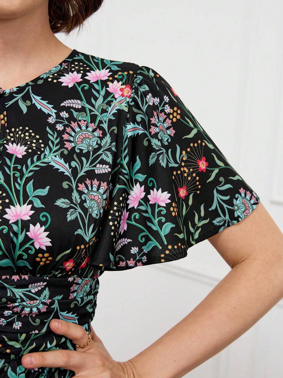 Women's Summer Casual Floral Print Shirt,Blouses For Women