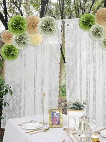 12 件派对纸巾绒球套装，绿色/粉色纸花装饰，适用于生日派对、新娘送礼会、送礼会装饰、圣诞节、复活节、派对、情人节、黑色情人节、情人节婚礼、生日复活节装饰、毕业装饰、婚礼用品、婚礼装饰、新娘送礼会、派对装饰、宾客婚礼回礼、送礼会装饰、派对用品、新娘送礼会、房间装饰、母亲节、双 - 彩色 - 查看 7