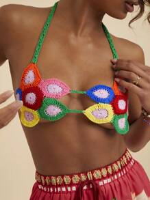 Travachic Regular Neck Hanging Floral Fashion Suitable For Summer - Multicolor - View 1