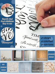SHEIN Sheets Of Six Kitchen Labels - Waterproof Pantry Stickers For Spice Jars, Containers And Storage Organization, Home Edit Style