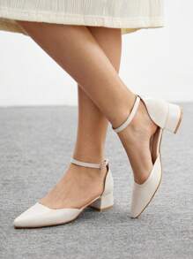 CUCCOO BIZCHIC Black Basic High Heel Mule Pumps, Suitable For Work And Commuting - Chantilly - View 5