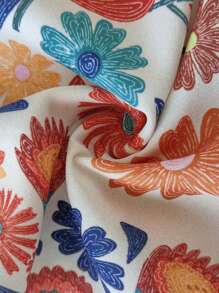 婴儿女孩 0-3 岁度假休闲短款盖袖波西米亚风格长裙，适合户外穿着，春夏季