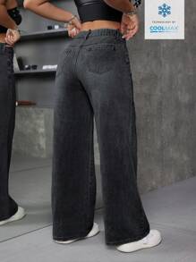 SHEIN ICON V型低腰牛仔裤，夏季时尚