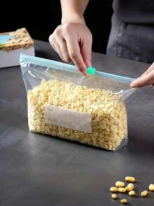 Bolsa conservadora con 3 tamaños, bolsa de sellado especial para refrigerador doméstico, bolsa con cierre tipo cremallera y sello para almacenamiento y organización de alimentos en la cocina, útil para caramelos, chocolates, galletas, etc.