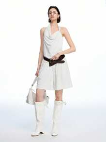 LYSMO Women Two Pieces Outfits For Daily Wear - Grey - View 1