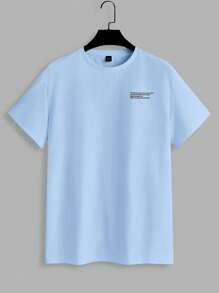 Manfinity VCAY 3pcs Pack Knitted Casual Short Sleeve T-Shirt Package, Summer