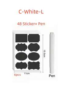 SHEIN Basic living 2/4/14pcs/1 Set Of Plastic Spice Jars With Clip Covers, Kitchen Storage Racks, Label Kits, Asymmetrical Stickers, Blackboard Stickers, PVC Waterproof Self-Adhesive Seasoning Jar Labels, Double Lid Seasoning Jars, Kitchen Household Salt, Monosodium Glutamate Seasoning Bottles, Sealed Moisture-Proof Large Caliber Transparent Measurable Seasoning Bottle Storage Racks, Simple Bottle Mouth Clip Food Clip Kitchen Clip Two-Color Plastic