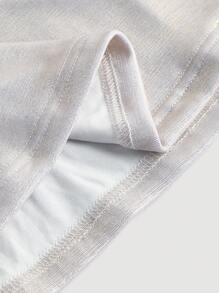 SHEIN MOD Romanticismo eterico: Gonna da sirena con fiocco incrociato in oro bianco - perfetta per vacanze, appuntamenti, compleanni, tè del pomeriggio e celebrazioni festive