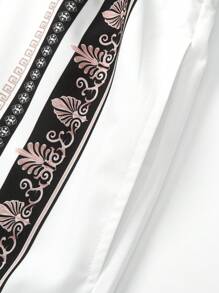 Manfinity Swimmode Men's Summer Beach Shorts, Fashionable - Beige - View 6