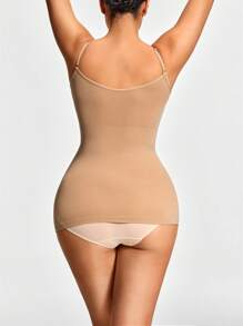 SHAPORA Women's Seamless Camisole Tank Top - Apricot - View 2