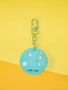 SCOOBY-DOO X SHEIN 1 pieza Llavero de acrílico verde con perro de dibujos animados alegre y adorable, colgante de bolso, regalo para amigos