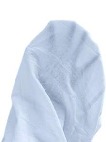 Manfinity VCAY Quần vải lanh rộng thùng thình, nhẹ, dệt kim, mặc đi biển mùa hè cho nam - Màu xanh bạc hà - Xem 5