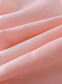 2 件套青少年女孩优雅套装：3D 花卉前背心衬衫和裙子