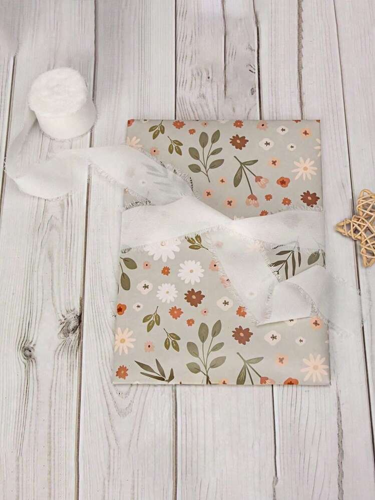 SHEIN 1 قطعة/ 3 قطع ، شريط شيفون أبيض مصنوع حرفيًا ، ذو جودة عالية ، مناسب لدعوات الزفاف ، باقات العروس ، تغليف الهدايا ، حرف DIY ، ديكور المناسبات ، ديكور المنزل ، ديكور المكاتب ، ديكور حفلات المناسبات ، ديكور عيد الأم والتخرج وعيد الميلاد - أبيض - مشاهدة 5