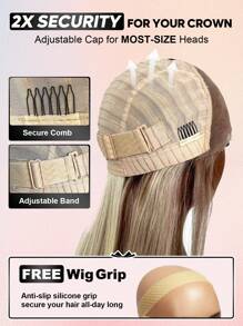 ALL READY WIG Tóc giả không keo 9x6 Wear&Go Highlight màu vàng 18/613 Balayage Tóc giả dài thẳng bằng tóc thật cắt sẵn Tóc giả không keo cho phụ nữ Trang phục đi nghỉ Du lịch Lễ hội Vũ hội Ngoài trời Cosplay Khuôn viên trường học Bãi biển Đám cưới Cắm trại Trang phục ngày lễ Trang phục mùa hè Phong cách thời trang Y2k Phong cách quyến rũ thanh lịch giản dị Ss25 Từ khóa - S18/613 - Xem 9
