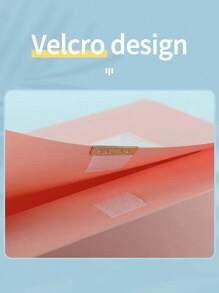 SHEIN Caja de archivo/almacenamiento/portapapeles A4 plegable y colorida, caja de documentos de contrato de plástico para organización de escritorio, útiles de oficina, color Morandi, de vuelta a la escuela